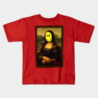 Mona Lisa Smiley Kids T-Shirt